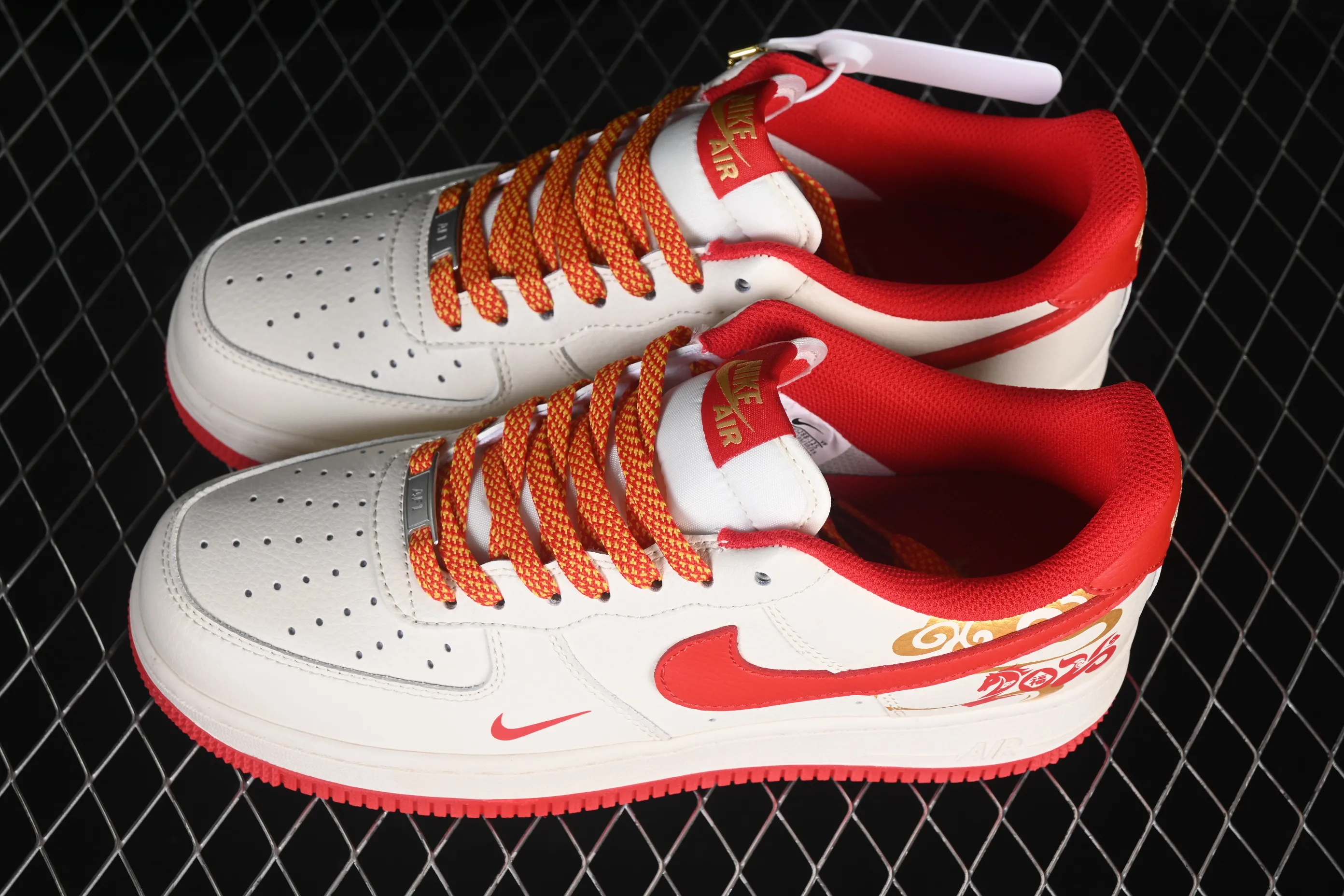 All categories Nk Air Force 1 Air Force series Nk Air Force 1 Low Air Force low-top Nike Air Force 1'07 Low Year of the Horse limited edition off-white wine red Air Force 1 low-top casual sneakers QW5288-125